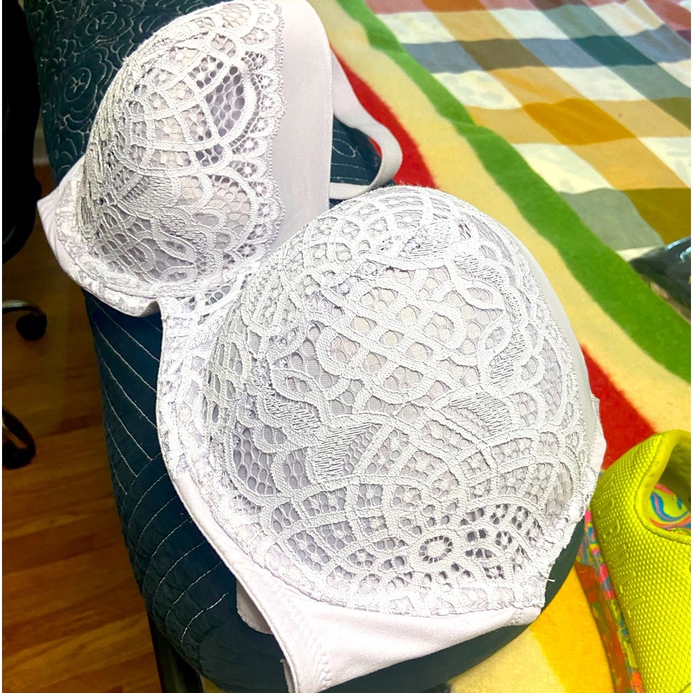 Auden Target lavender light purple lace detail bra 40DDD plus size